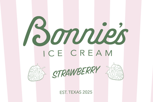 Bonnie's Ice Cream - Strawberry